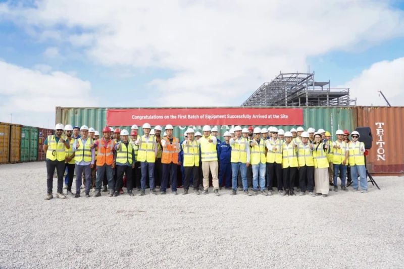 國際產(chǎn)能加速建設！中偉摩洛哥項目首批設備順利到港